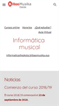 Mobile Screenshot of informatica.bilbaomusika.net